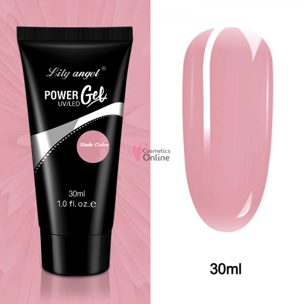 PolyAcril Gel UV/ LED pentru unghii false Lily Angel de 30 ML - 024 Nude Color